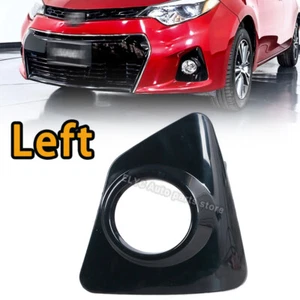 Glossy Black For Toyota Corolla S 2014-2016 Left Fog Light Lamp Trim Cover - Picture 1 of 19