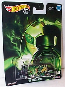 Green Lantern 66 Dodge A100 van 1-64 scale new in packet Hot wheels Fky28 - Picture 1 of 1