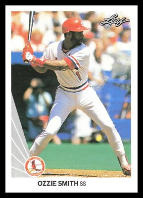 1990 Leaf Ozzie Smith #142 St. Louis Cardinals 5B - Image 1 of 2