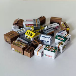 1:64 Diorama Express Boxes Model City Garage Cardboard Boxes Scene Props Model - Picture 1 of 30