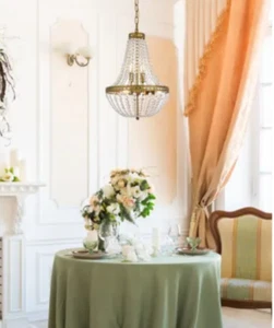 NEW Crystal & Gold Mini Chandelier Pendant Modern French Restoration Farmhouse - Picture 1 of 2