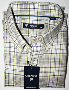 Daniel Cremieux L/S Shirt XL Sunshine Yellow Check Lightweight NWT (DC456) - Picture 1 of 3