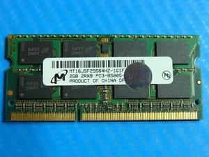 MacBook Pro 15" A1286 Early 2010 MC372LL/A SO-DIMM RAM Memory 2GB PC3-8500S #3 - Picture 1 of 2