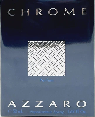 AZZARO SPRAY PERFUME CROMADO PARA HOMBRE 1,69 OZ / 50 ml ¡ARTÍCULO NUEVO SELLADO EN CAJA! Foto 1 de 4