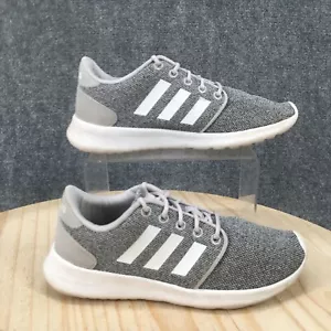 Adidas Shoes Womens 6 Cloudfoam HWA 1Y3001 Lace Up Low Top Sneakers Gray Fabric - Picture 1 of 17