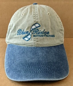 Baseballmütze Kappe Blue Ridge Motion Pictures khaki/blau Denim verstellbarer Gürtel - Bild 1 von 7