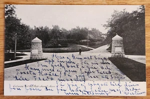 Fort Hill Park Entrance Lowell Massachusetts MA 1906 Murray Jordan Publishing - Imagen 1 de 1