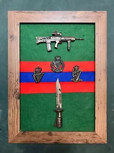 Royal Irish Regiment Regiment Commemorative Frame with L85A3 - Picture 1 of 1