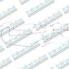 1968-69 Plymouth Gtx Complete Power Drum Brake Line Kit Set 8-3/4 Axle Stainless