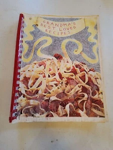 Grandma's Best Loved Recipes Cookbook Spiral - Picture 1 of 3