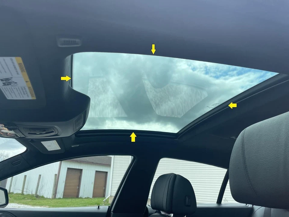 2015 BMW 640I GRAN COUPE ПЕРЕДНЕЕ СОЛНЦЕ ЛУНА КРЫША СТЕКЛО ТОЛЬКО ОКНО - Изображение 1 из 1