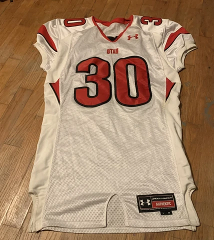 Under Armour Men’s Utah Utes #30 NCAA Football Jersey Sz. Large NEW SEWN Cover