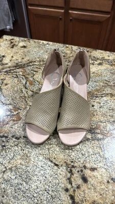 JOURNEE коллекции женщин оранжевый Арета заглянуть носок на танкетке молнии насосы 8,5 - Изображение 1 из 4