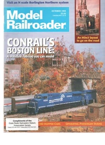 Model Railroader Magazine October 1993 Conrail's Boston Line  Passenger Trains - Picture 1 of 1