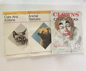Clowns & Characters Leon Franks & 2 How To Draw & Paint Walter Foster Art Books - Picture 1 of 12