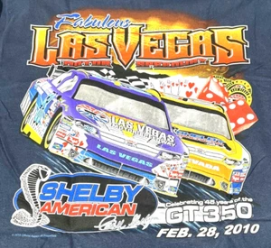 Camisa Gráfica Nascar De Colección Shelby American Las Vegas GT 350 (Talla Mediana) - Imagen 1 de 4