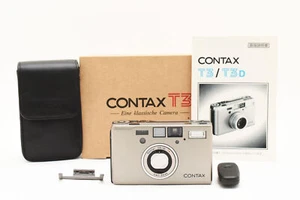 Doppelte Zähne 【NEUWERTIG in Box】Contax T3 Silber analoge Kompaktkamera aus JAPAN - Bild 1 von 24