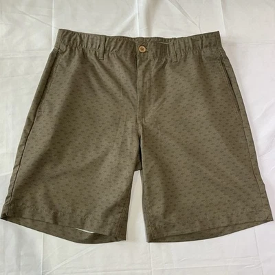 Caribbean Joe Mens Green Shorts Size 34 20” Long - Image 1 of 4