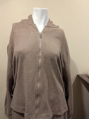 Sudadera para mujer Zara beige talla M ropa de salón informal relajada sudadera con capucha cómoda Foto 1 de 4