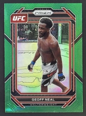 2023 Panini Prizm UFC - Geoff Neal #127 Green Prizm - Image 1 of 2