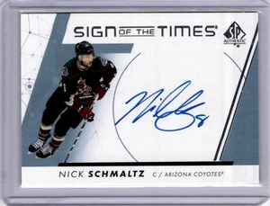 Nick Schmaltz 2022-23 Update: Sign of the Times #SOTT-NS 2023-24 SP Authentic - Picture 1 of 2