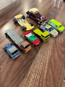 Lote vintage de 8 coches diecast - semis - coches - furgoneta - Imagen 1 de 6