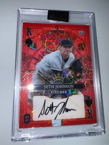 2024 Wild Card 5 Card Draw RED 1/2 Seth Johnson AUTOGRAPH - Picture 1 of 1