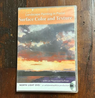 DVD-диск пейзажная живопись пастель - цвет поверхности и текстуры - художественная мастерская - Изображение 1 из 2
