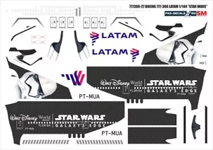 Boeing 777-300 LATAM Star Wars 1/144 PAS-DECALS	777300-27 New! - Bild 1 von 1