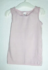 Rosa/weiß gestreiftes Top/Unterhemd ärmellos mit Zierschleife Gr. 98/104