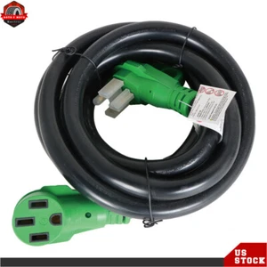 50A RV Power Extension Cord 15/25/30/50FT with LED Light 125/250V NEMA 14-50P - Picture 1 of 21