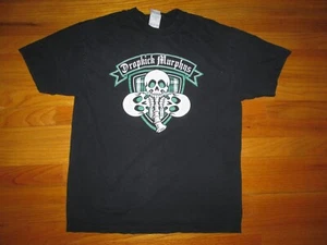 DROPKICK MURPHYS Vtg 90s y2k Skulls DKM tour band irish punk folk T Shirt L USA - Picture 1 of 4