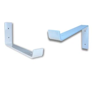 Cream scaffold board shelf brackets - 100mm - 325mm - RAL 9001 - Coloured  - Picture 1 of 5