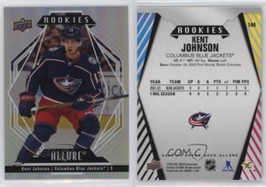 2022-23 Upper Deck Allure Rookies Kent Johnson #144 Rookie RC