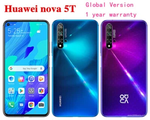 Huawei nova 5T 4G Dual SIM 8GB+256GB Unlocked Global Version Phone -New Sealed - Picture 1 of 15