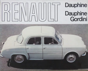 Renault Dauphine & Dauphine Gordini Prospekt Brochure von 196?, 16 Seiten - Bild 1 von 5