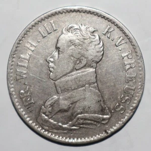 Germany Prussia 1816 A 1 Thaler Kammerherrentaler KM# 395 XF (Q178) - Picture 1 of 2