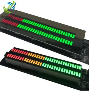 Audio Level Indicator Stereo Music Spectrum LED light Amplifier VU Meter NEW - Imagen 1 de 5