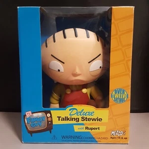 MEZCO FAMILY GUY DELUXE TALING STEWIE WITH RUPERT 11" FIGURE - NEW IN BOX - Picture 1 of 7