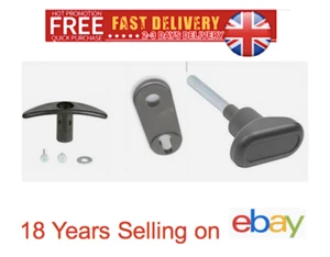 HENDERSON PREMIER Garage Door Handle 69mm shaft Backing Plate Lock REPAIR KIT - Picture 1 of 18