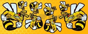 Honda Bad Hornet CBF600 8 Sticker Set Car Motorcycle Helmet Surf Bike - Picture 1 of 1