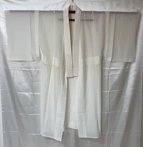Japanischer Kimono Unterkleid Sommer Juban Ro weiß gebraucht - Bild 1 von 2