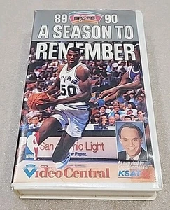 San Antonio Spurs 89-90 VHS Tape "A Season To Remember " David Robinson - Picture 1 of 6