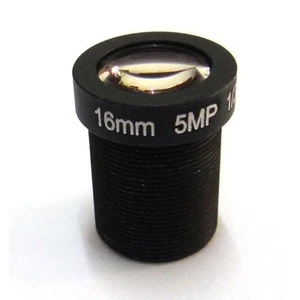 New Board 16mm 20° Angle CCTV Security Camera LENS Format 1/3 And 1/4 CCD - Afbeelding 1 van 4