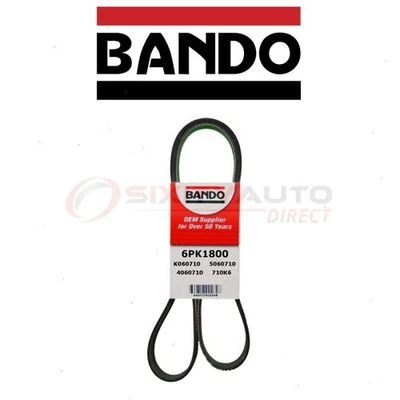 Bando Main Drive Serpentine Belt for 1991-1992 Jeep Comanche - Accessory vw Foto 1 de 4