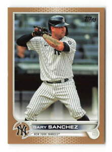2022  Topps Gary Sanchez #625 Gold /2022 New York Yankees Baseball Card