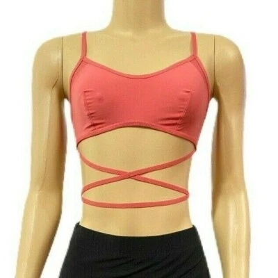 Sexy Bralette Victoria's Secret Triángulo Envolvente Tirantes Sin Forro Coral Pálido Foto 1 de 4