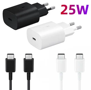 25W USB C Schnellladekabel Ladegerät für Samsung Galaxy S24 S23 S22 S21 Ultra - Zdjęcie 1 z 17