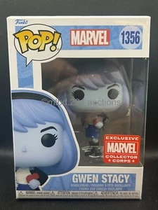 Funko POP! Marvel: Gwen Stacy - Collector Corps Excl 1356 Spider-Man Blue - Picture 1 of 5