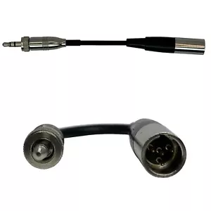 4 Pin Mini XLR auf 3,5 mm Klinke Mikrofon Adapter für Shure Lavalier auf Sennheiser - Bild 1 von 18